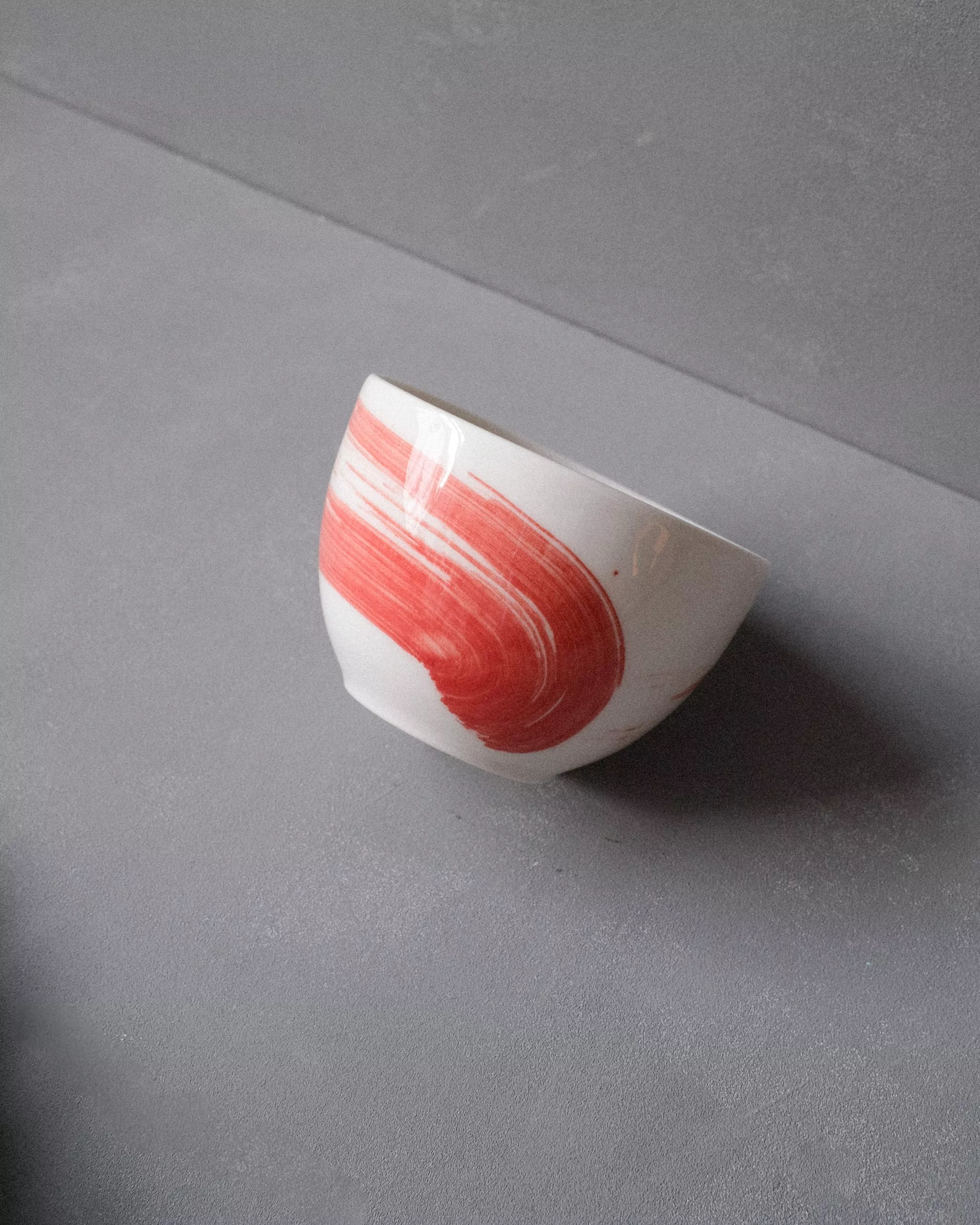 Mug #2 Palm - white with light red stroke - Image 3