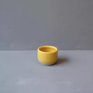 Mug #5 espresso - yellow